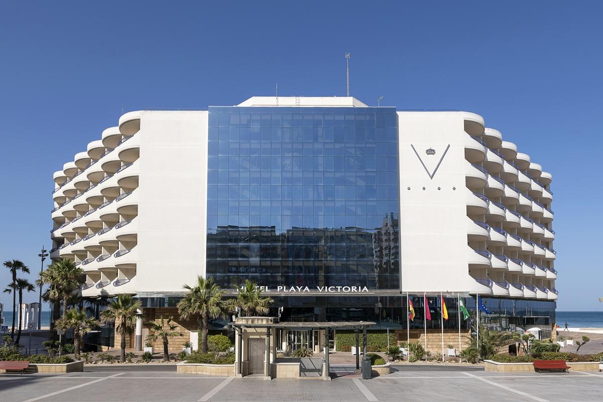 Hotel Playa Victoria Cadiz Bagian luar foto